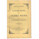 Conversations avec Anatole France ou les mélancolies de l'intelligence