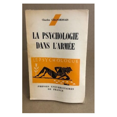La psychologie dans l'armée