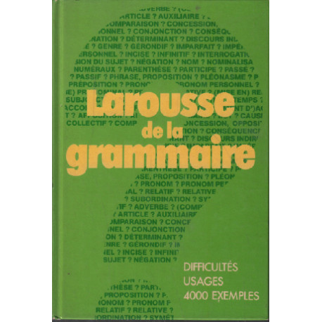 Larousse de la grammaire
