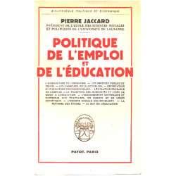 Politique de l'emploi et de l'éducation