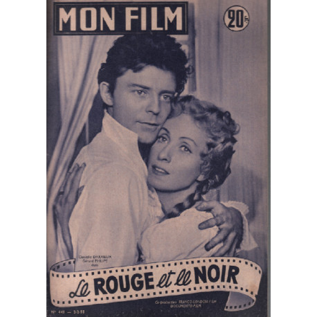 Le rouge et le noir / revue mon film n° 441 danielle darrieux...