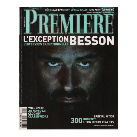 Revue cinéma première n° 300 besson will smith george clooney 300...