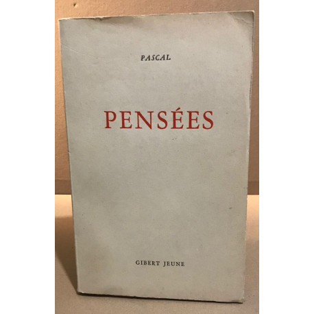 Pensées