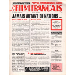 Le film francais n° 1579 - 1 / festival international de cannes...