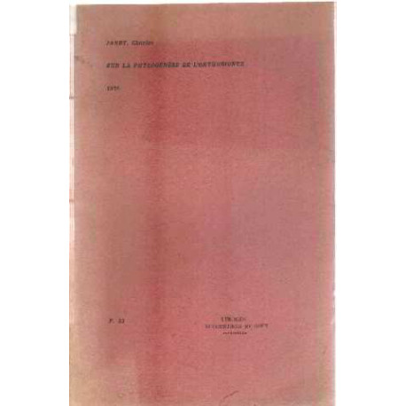 Sur la phylogenese de l'orthobionte