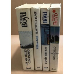 Lot de 4 livres / les nouvelles confessions - brazaville plage...