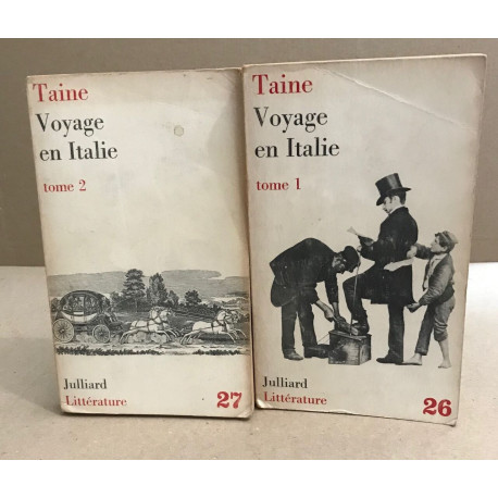 Voyage en italie / 2 tomes