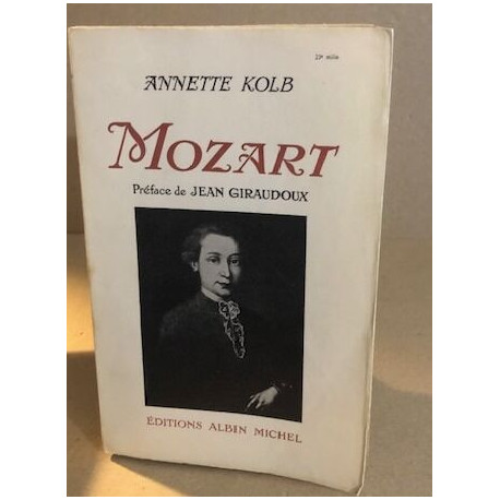 Mozart / préface de Jean Giraudoux