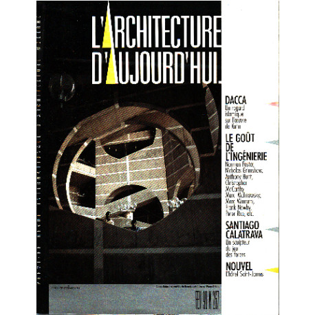 L'architecture d'aujourd'hui n° 267 / dacca un regard islamique...