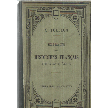 Extrait des historiens francais du XIX siècle