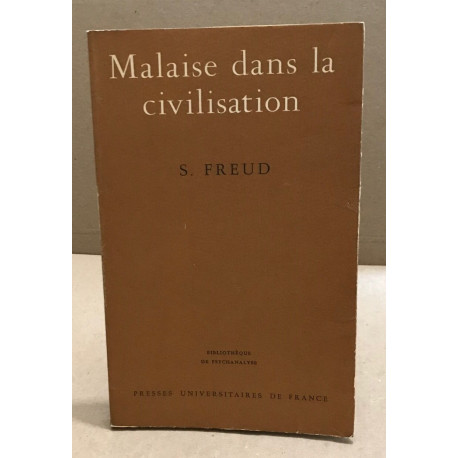 Malaise dans la civilisation