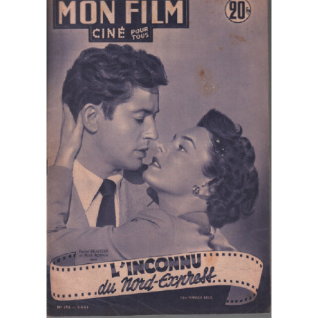 L'inconnu du nord express / revue mon film n° 293 farley granger...