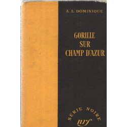 Gorille sur champ d'azur
