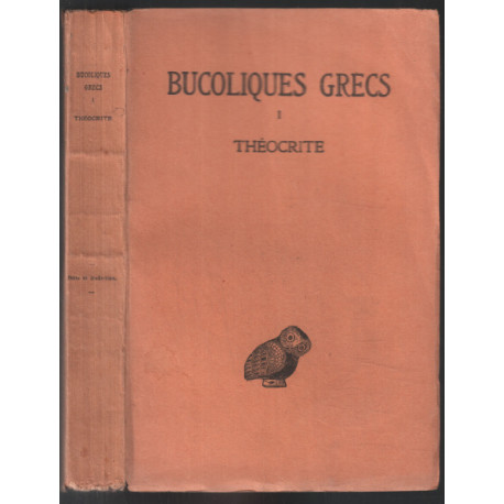 Bucoliques grecs : Théocrite (tome 1)