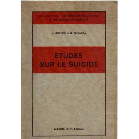 Etudes sur le suicide