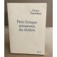 PETIT LEXIQUE AMOUREUX DU THEATRE