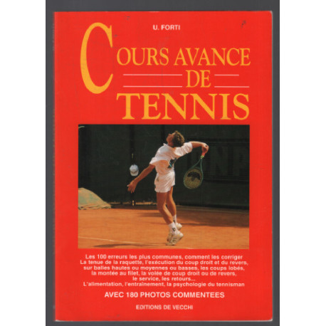 Cours avancé de tennis