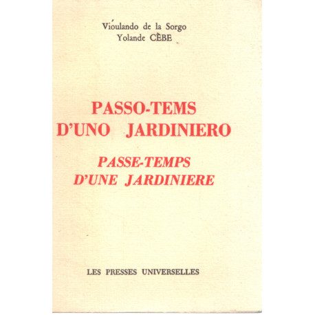 Passo-tems D'uno Jardiniero ( Passe Temps D'une Jardiniere )