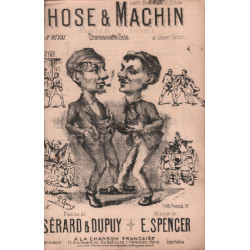 Hose et achin / Paroles et musique