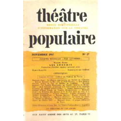 Theatre populaire n° 27