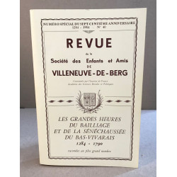 Revue de la société des enfants et amis de Villeneuve -de-berg n°...