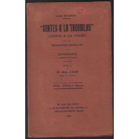 Contes a la toubilho ( contes à la volée : livre bilingue...