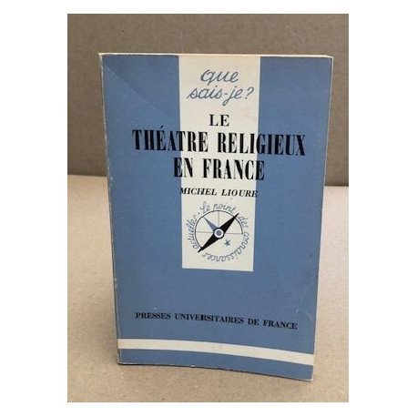 Le theâtre religieux en france