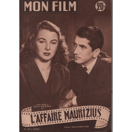 L'affaire maurizius mon film n° 418 daniel gélin eleonora rossi-drago