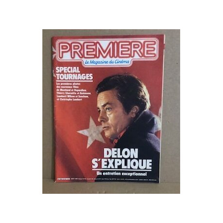 Le magazine de cinéma / revue premiere n° 101 / delon s'explique