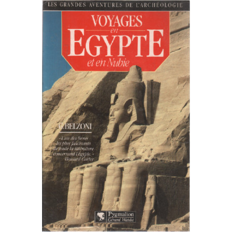 Voyages en Égypte et en Nubie