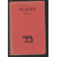 Plaute (tome 1) amphitryon asinaria avlvlaria