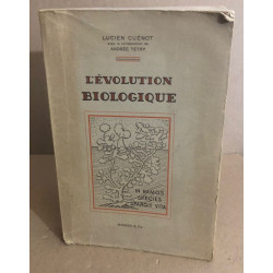 L'évolution biologique