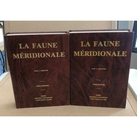 Faune meridionale ou description de tous les animaux vertébrés...