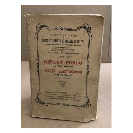 Ciment fondu ( le teil - ardèche ) - ciment électrofondu (...
