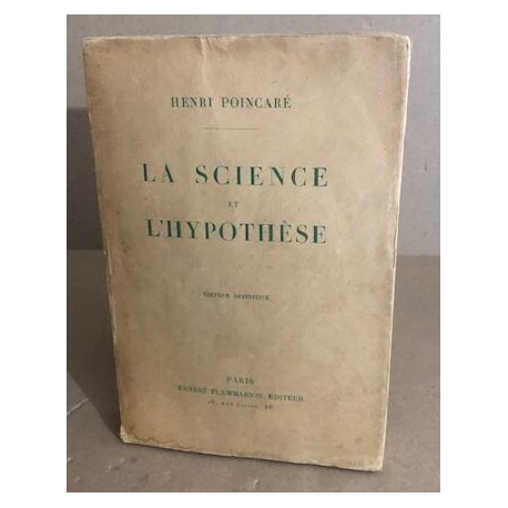 La science et l'hypothèse