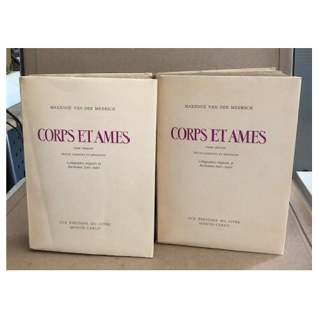 Corps et ames /2 tomes / texte complet et définitif /...