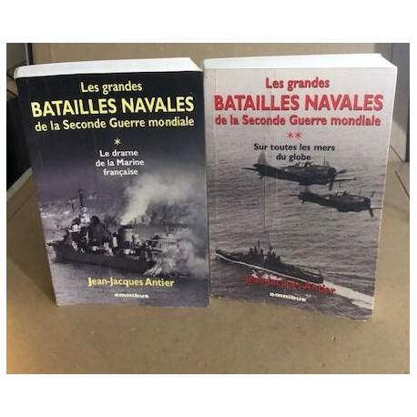 Les grandes batailles navales de la seconde guerre mondiale/ 2 tomes