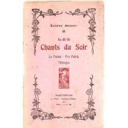 Les chants du soir/ la poesie-pro patria-melanges
