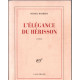 L'élégance du hérisson