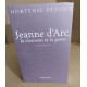 Jeanne d'arc la chanson et la geste