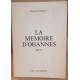 La mémoire d'Ohannes/ récit/ dédicace