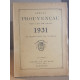 Armana prouvençau /1931