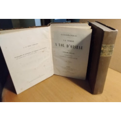 La terre à vol d'oiseau / 2 tomes/370 gravures sur bois