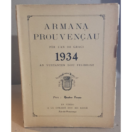 Armana prouvençau /1934