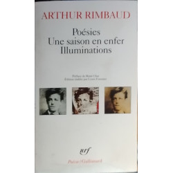Poésies une saison en enfer illumination Préface de René Char....