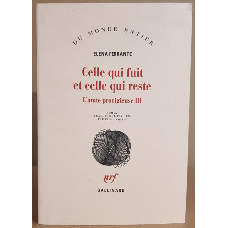 Celle qui fuit et celle qui reste - l'amie prodigieuse III