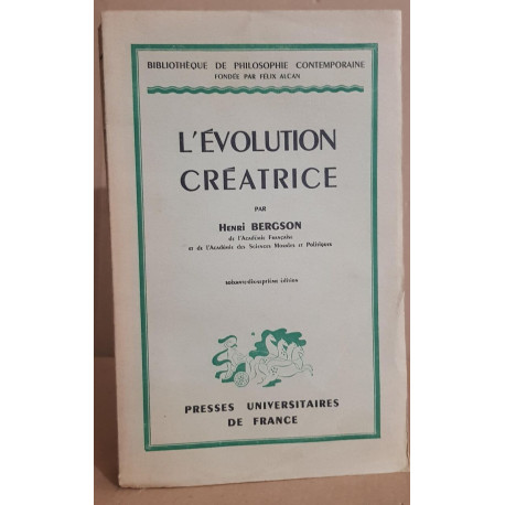 L'évolution créatrice