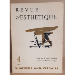 Revue d'esthétique N°4 vingtième anniversaire