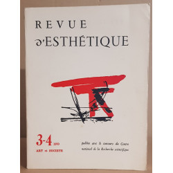 Revue d'Esthétique N° 3 - 4 art et société