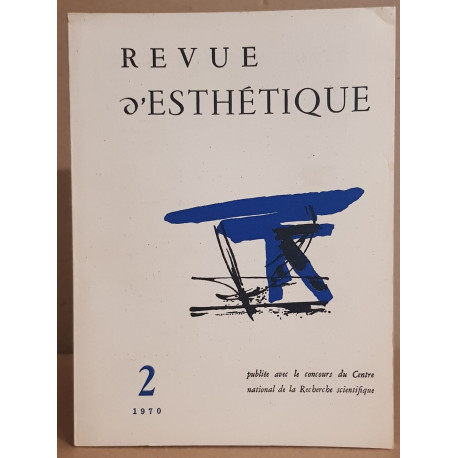 Revue d'Esthétique N°2